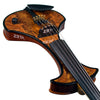 ZETA SV45 Jazz Modern 5-string electric violin, Spalted Flame Maple with 'Cowboy' ebony trim - Electric Violin Shop