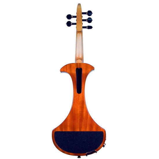 ZETA SV45 Jazz Modern 5-string electric violin, Spalted Flame Maple with 'Cowboy' ebony trim - Electric Violin Shop