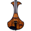 ZETA SV45 Jazz Modern 5-string electric violin, Spalted Flame Maple with 'Cowboy' ebony trim - Electric Violin Shop