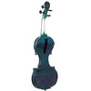 ZETA CV44 Jazz Classic violin, Transparent Green Flamed Maple - Electric Violin Shop