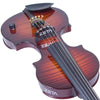 ZETA CV45 Jazz Classic Artist 5-string violin, Roasted Flamed Maple Top & Neck, Chocolate Burst - Electric Violin Shop