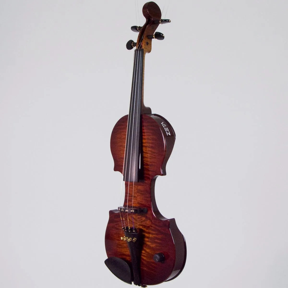 Zeta Jazz Classic Violin CV44 , Roasted Flamed Maple Chocolate Burst - Electric Violin Shop