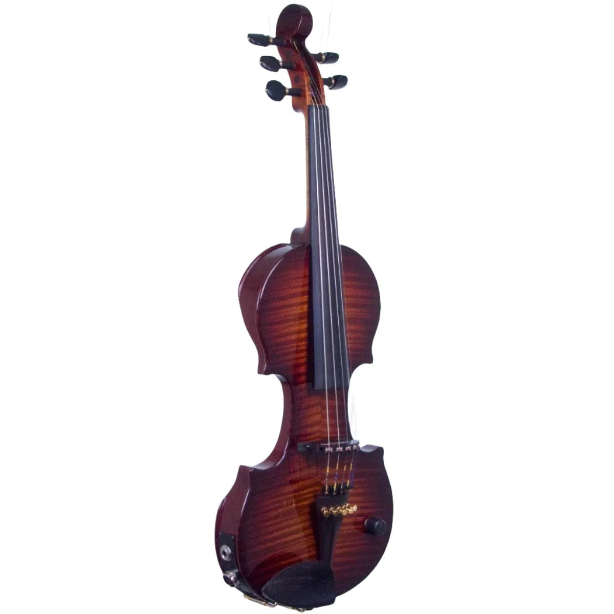 ZETA CV45 Jazz Classic Artist 5-string violin, Roasted Flamed Maple Top & Neck, Chocolate Burst - Electric Violin Shop