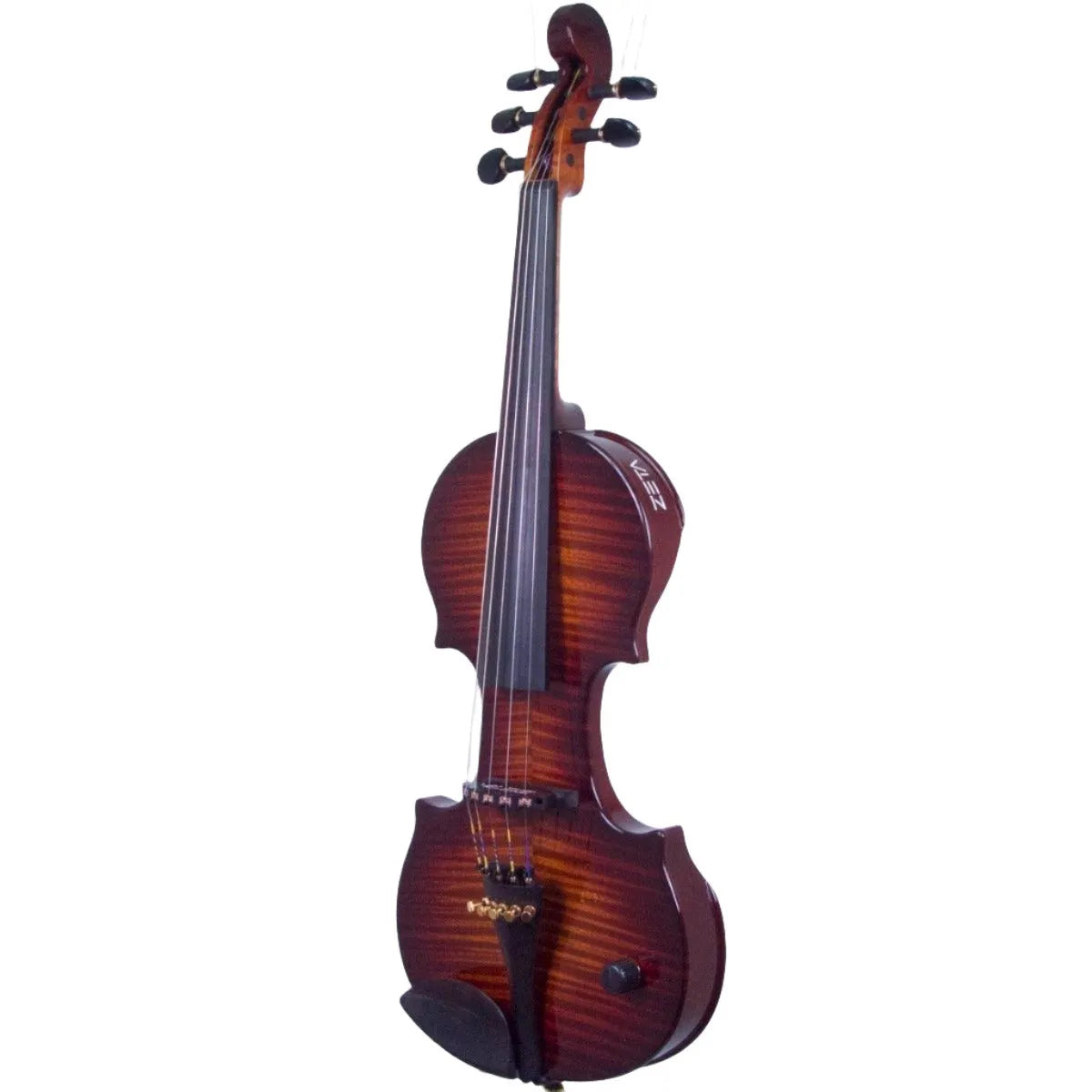 ZETA CV45 Jazz Classic Artist 5-string violin, Roasted Flamed Maple Top & Neck, Chocolate Burst - Electric Violin Shop