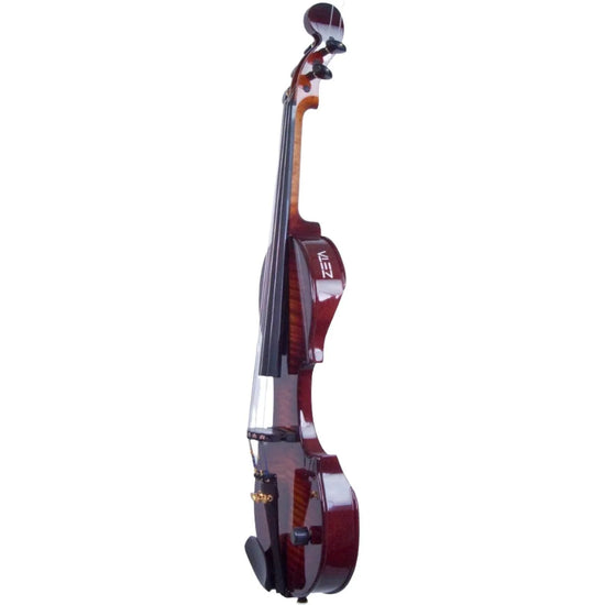 ZETA CV45 Jazz Classic Artist 5-string violin, Roasted Flamed Maple Top & Neck, Chocolate Burst - Electric Violin Shop