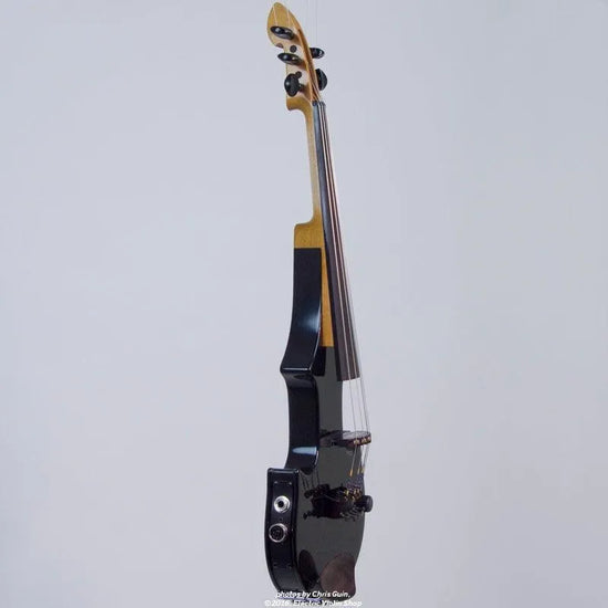 Zeta Jazz Fusion 5-string electric violin, Gloss Black - Electric Violin Shop