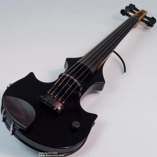 Zeta Jazz Fusion 5-string electric violin, Gloss Black - Electric Violin Shop