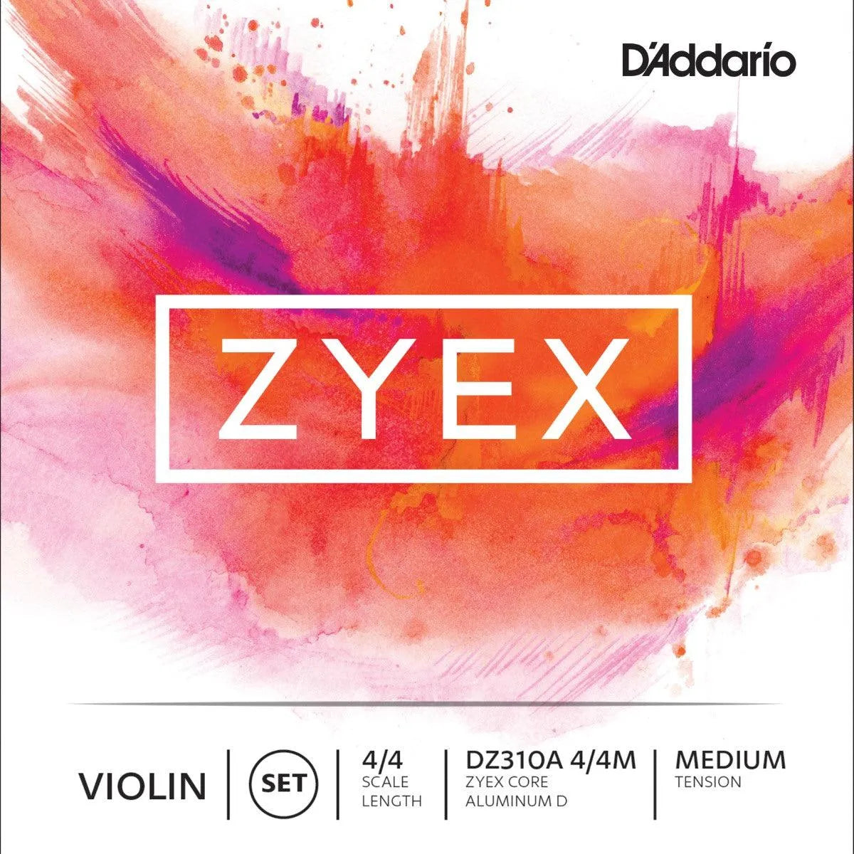 D'Addario Zyex Composite violin string set - Electric Violin Shop